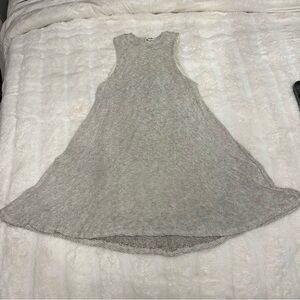 Sleeveless Gray Knit Dress